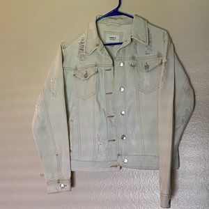light blue denim jean jacket